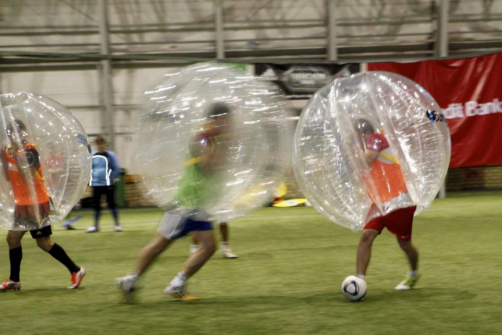 Zorb Football  The ultimate fun team game, bounce around and kick a 
